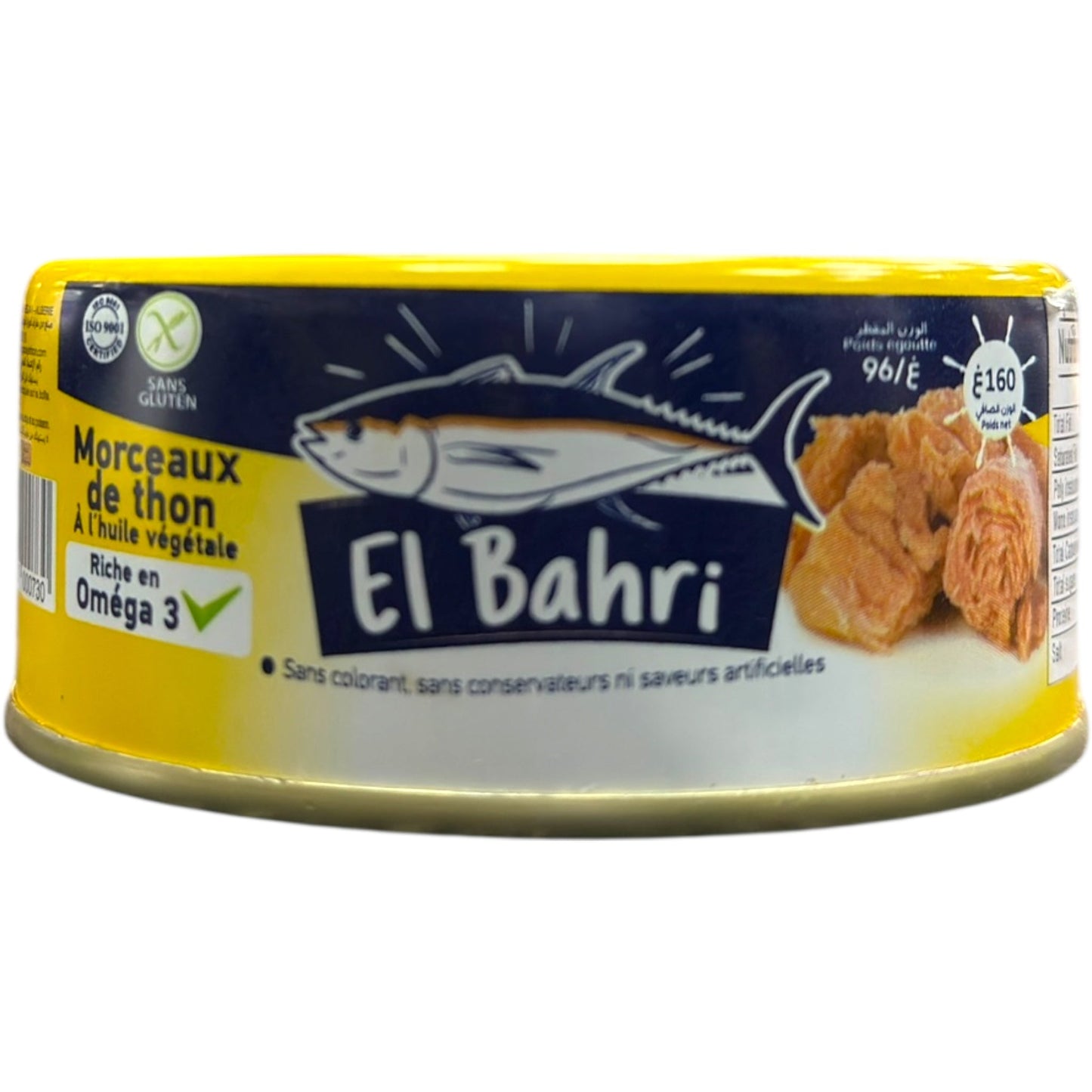 El Bahri Tuna In Vegetable Oil – 160g Canned Seafood