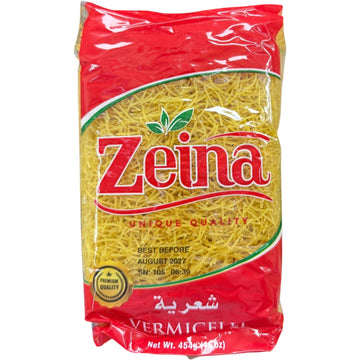 Zeina Premium Quality Vermicelli Pasta 454 g (16 oz) - Perfect For Any Meal