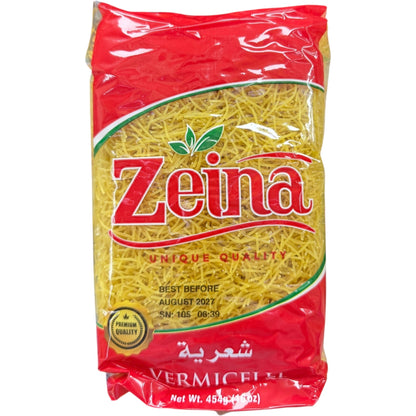 Zeina Premium Quality Vermicelli Pasta 454 g (16 oz) - Perfect For Any Meal