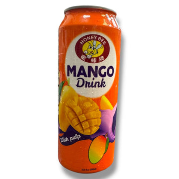 honey bee Mango Drink With Pulp – Tropical Fruit Beverage
