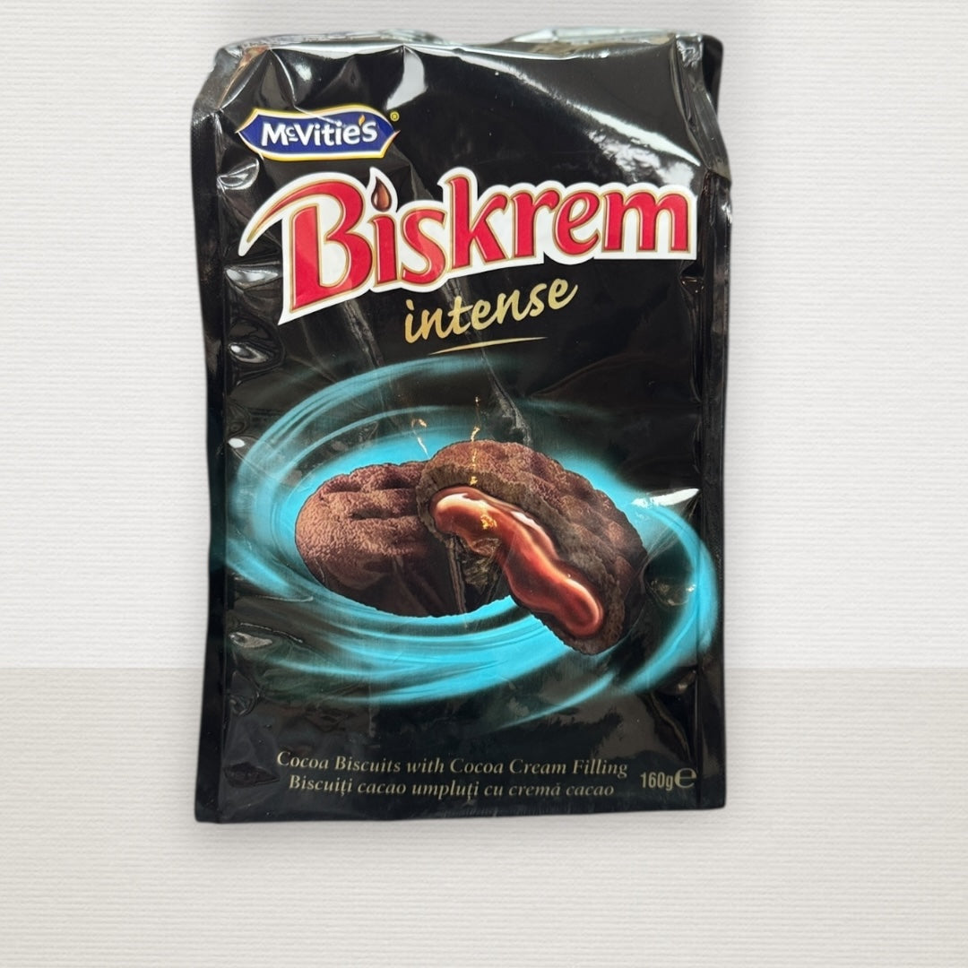 Ulker McVities Biskrem Intense – Crisp Biscuit with Chocolate Filling