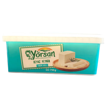 Yorsan Half Fat White Cheese 750g - Creamy, Healthy Snack Option, Perfect for Cooking and Salads