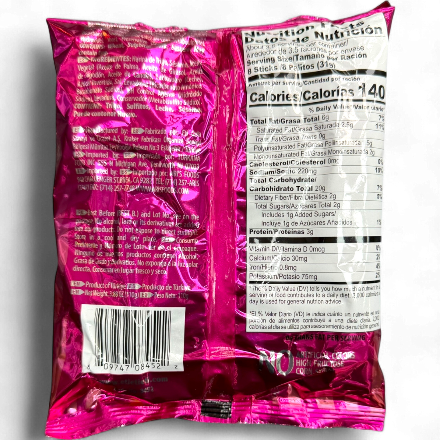 ETI CRAX Sesame Sticks 110g