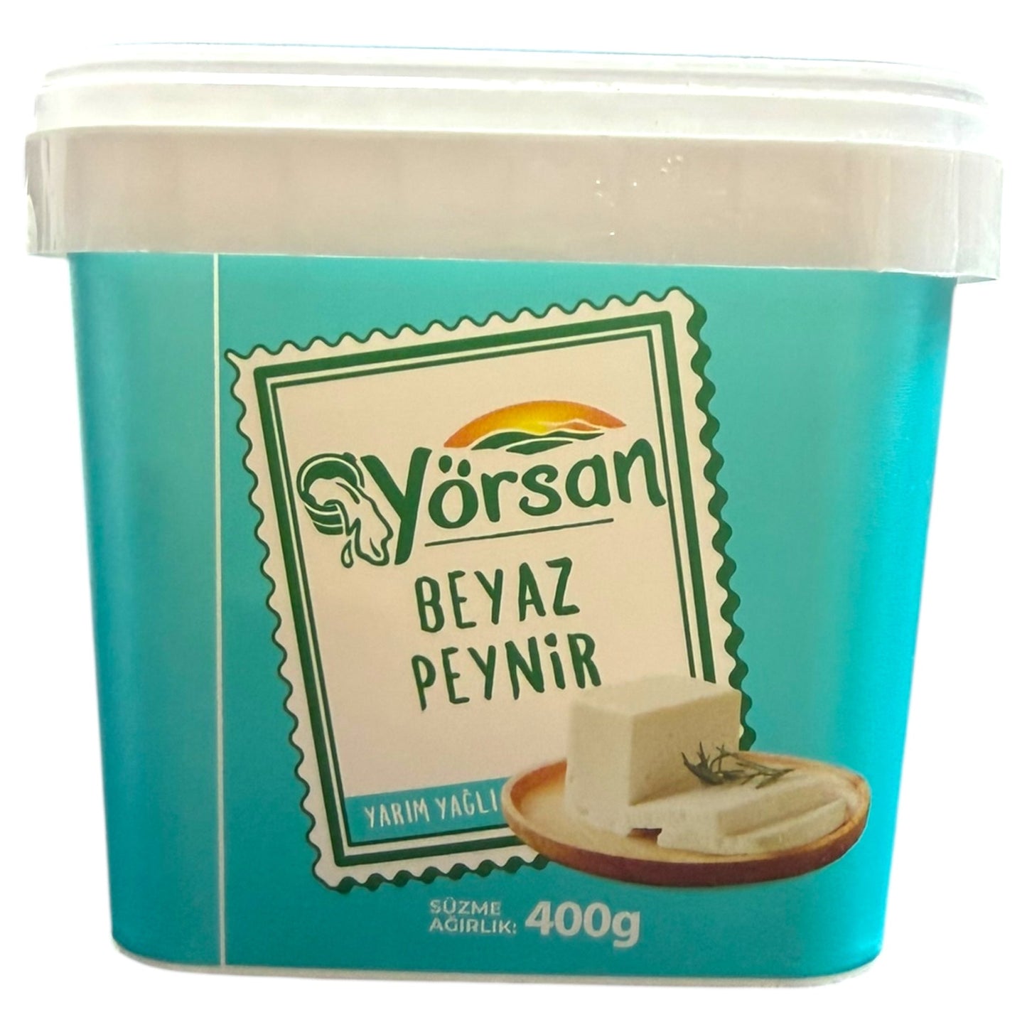 Yorsan Hulf White Cheese 400g - Creamy Flavor, Perfect for Dishes and Snacking