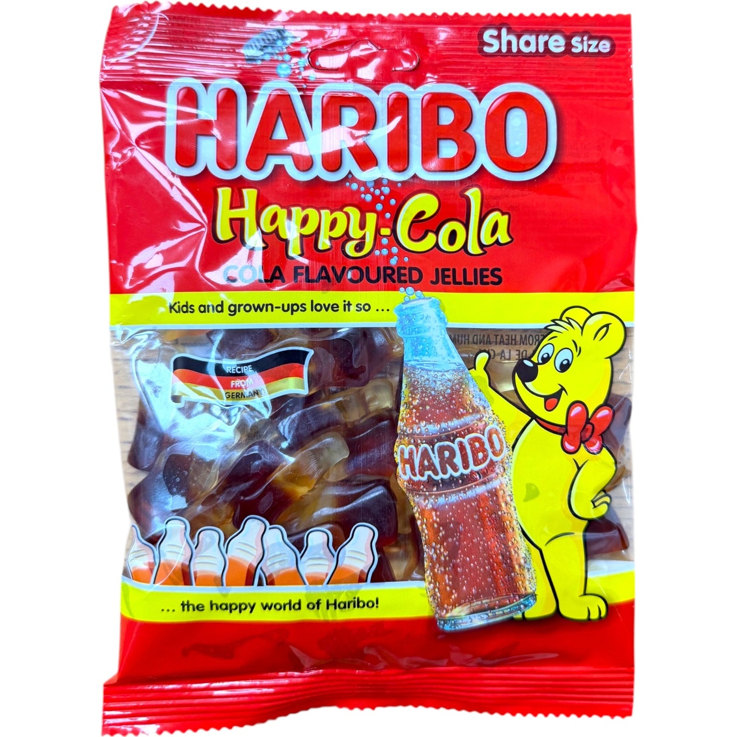 Haribo Happy Cola Gummies 160g Halal- beef gelatin