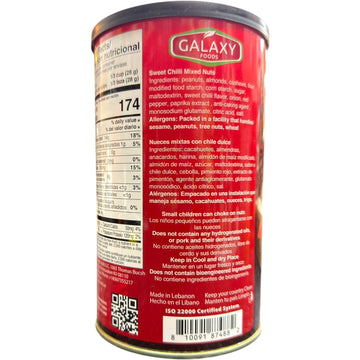 Galaxy Foods Sweet Chili Mixed Nuts 16 Oz