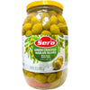 Authentic Nablus Sera Green Cracked Olives 2000g