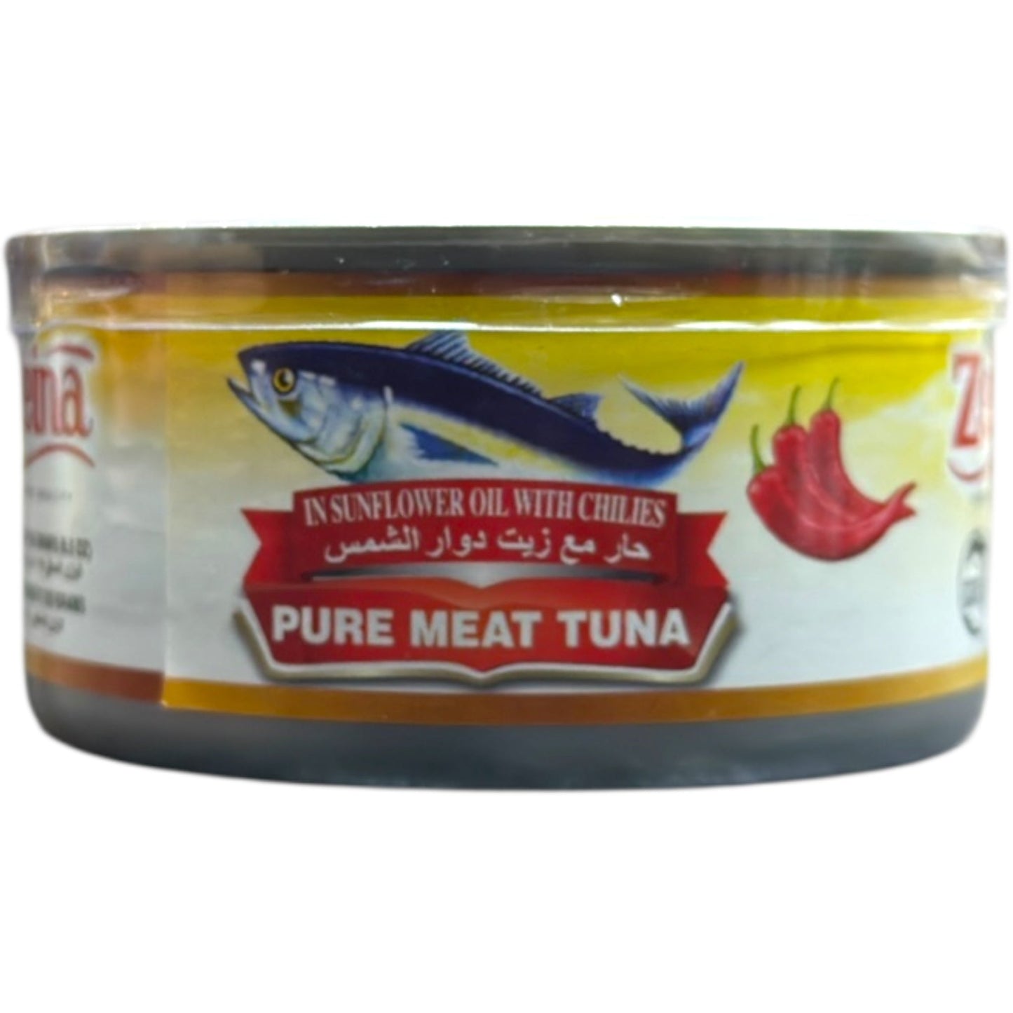 Zeina Tuna in Sunflower Oil with Chili – 185g | Premium Quality, Deliciously Spicy Flavor