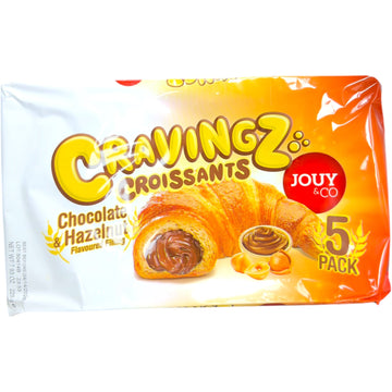 Chocolate Hazelnut Croissants – 5 Pack