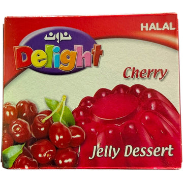Delight Jelly Cherry - Rich Flavor Spread for Breakfast, Snacks, and Baking - Perfect for Gathers