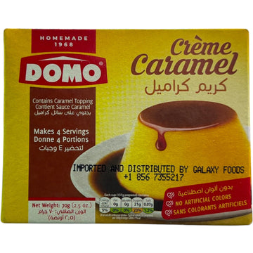Domo Best Cream Caramel Dessert – Rich & Creamy Custard with Smooth Caramel Sauce