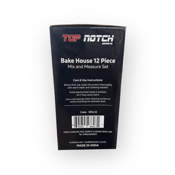 Top Notch Bake House 12 Piece Mix and Measure Set