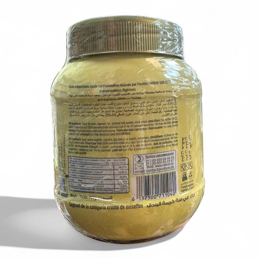 El Mordjene Cebon Creamy Hazelnut Chocolate Spread, 700g _ ATTENTION Expire Date (Sep/15/2026)
