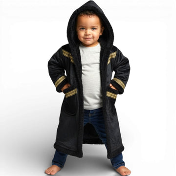 Cozy Kids Hooded Fur Coat – 2-3y Old, Soft Warm Material, Durable & Easy to Wear