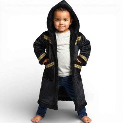 Cozy Kids Hooded Fur Coat – 2-3y Old, Soft Warm Material, Durable & Easy to Wear