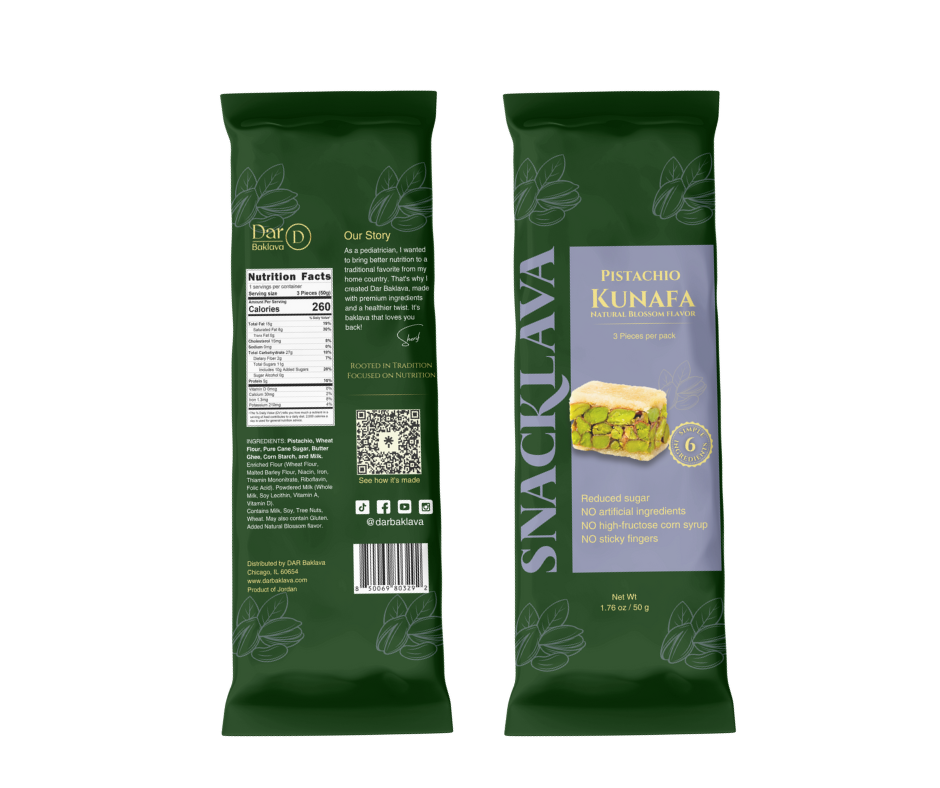 Kunafa White Pistachio - Snacklava®