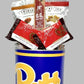 Pitt Panthers Gift Tin Basket - Savory or Sweet Snacks - Made in USA