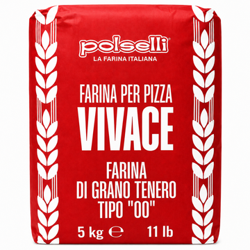 Polselli, Vivace Tipo 00 Pizza Flour, 11lb (5 kg)