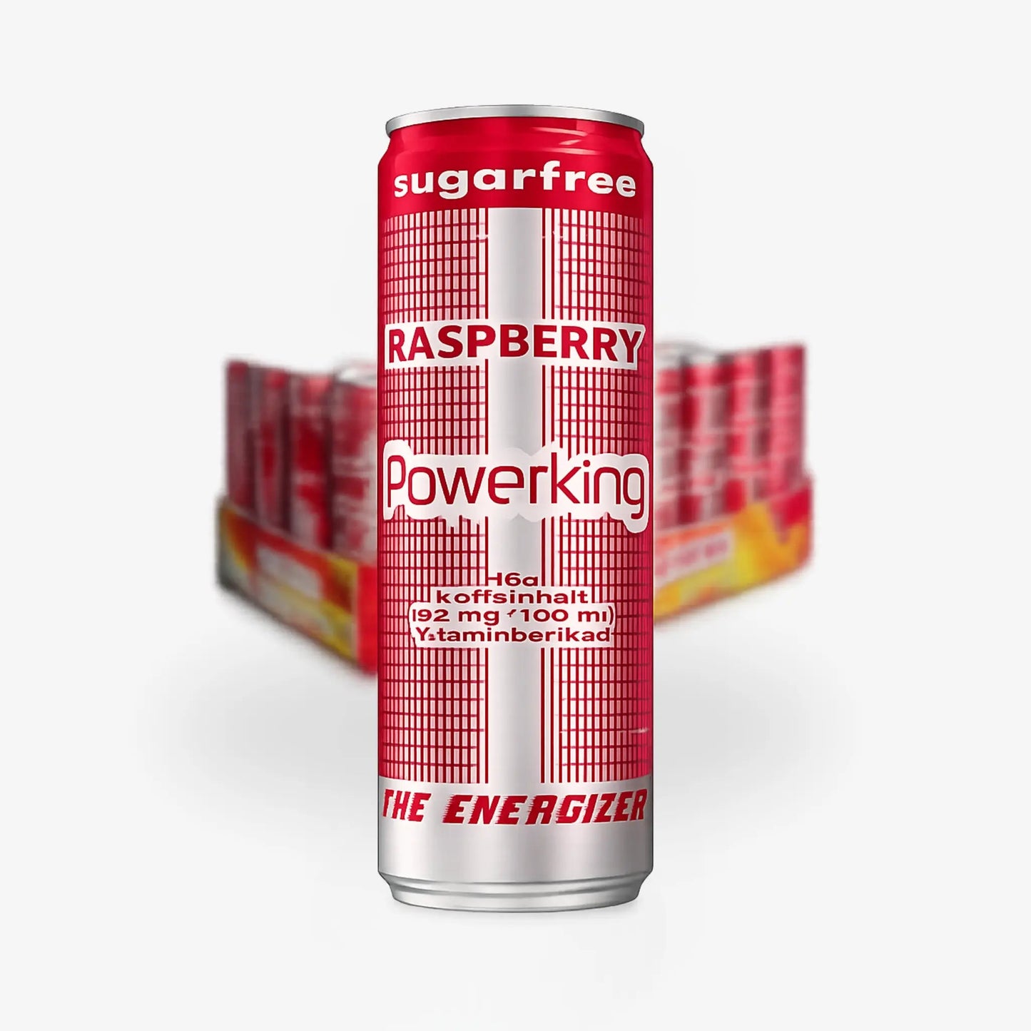 Powerking Raspberry Zero Sugar Energy Drink – Zero Sugar Raspberry Energy Drink (Sweden)