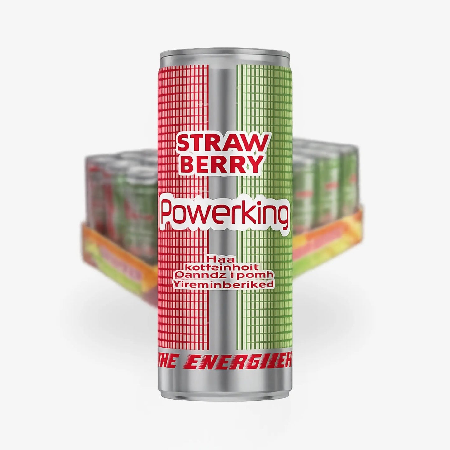 Powerking Strawberry Energy Drink – Imported Strawberry Energy Drink (Sweden)