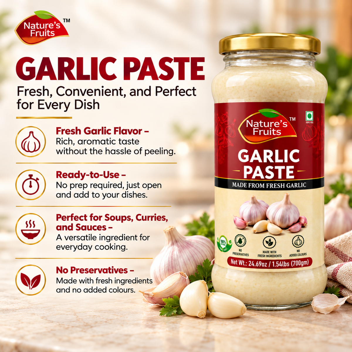 GARLIC  PASTE
