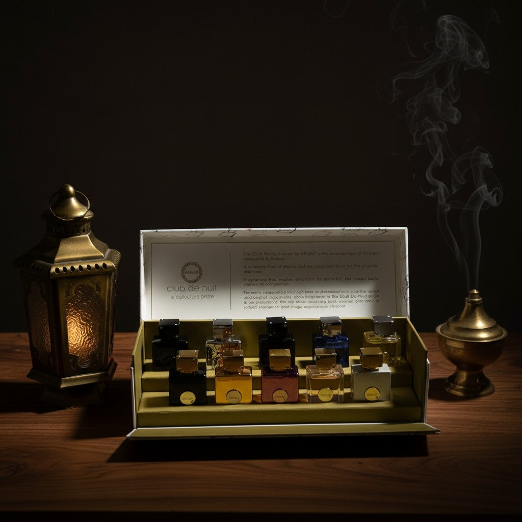 Armaf Club de Nuit Parfum Discovery Set — 10x5ml Complete Collection (w/ Intense Woman)