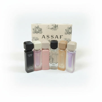 Assaf Riyadh Discovery Box — 6x5ml Arabian Perfume Sampler Set