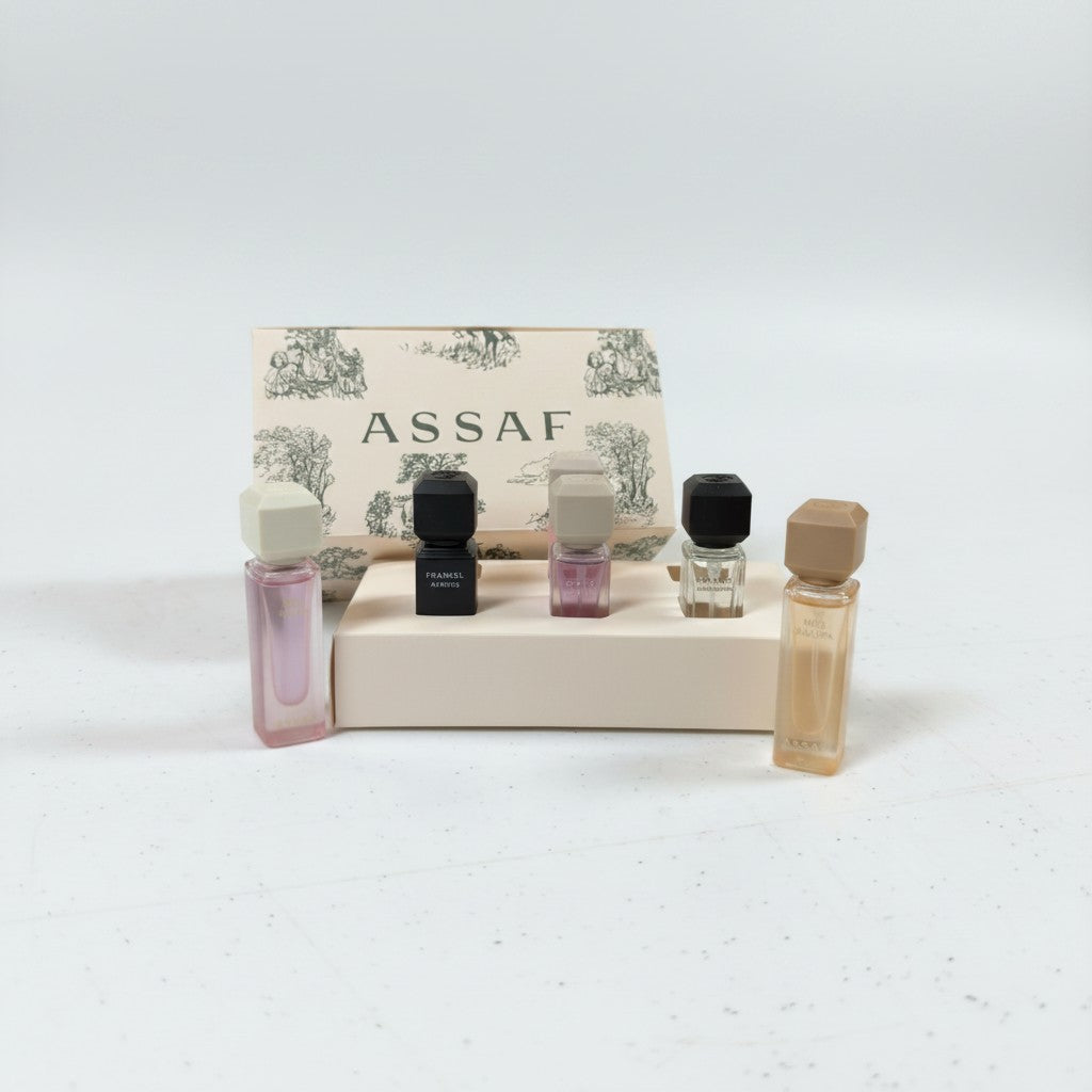Assaf Riyadh Discovery Box — 6x5ml Arabian Perfume Sampler Set