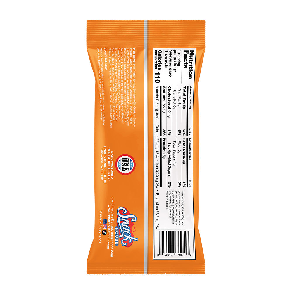 Cheeseburger Protein Puffs Single Serving - 8-Pack Box