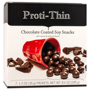 Proti-Thin - Chocolate Coated Protein Diet Soy Snacks - 7/Box
