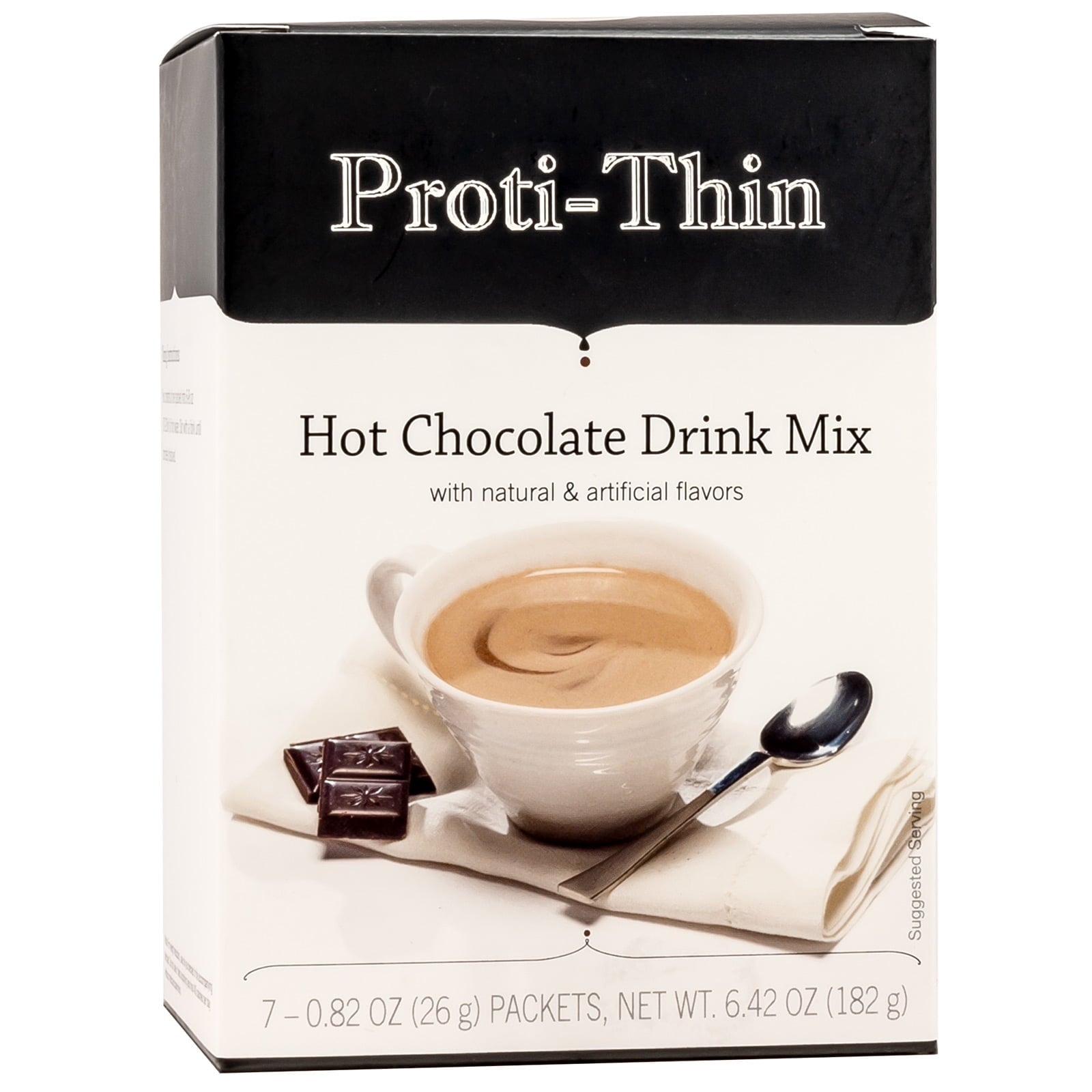 Proti-Thin - Protein Diet Hot Drink - 15G Protein - Low Calorie - Low Carb - Hot Chocolate