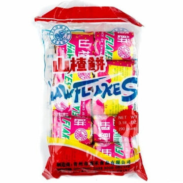 3 Flowers Haw Flakes Traditional Chinese Hard Fruit Candy
