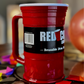 Redcupliving 24oz Reusable Red Beer Mug | BPA-Free, Shatter-Resistant Plastic