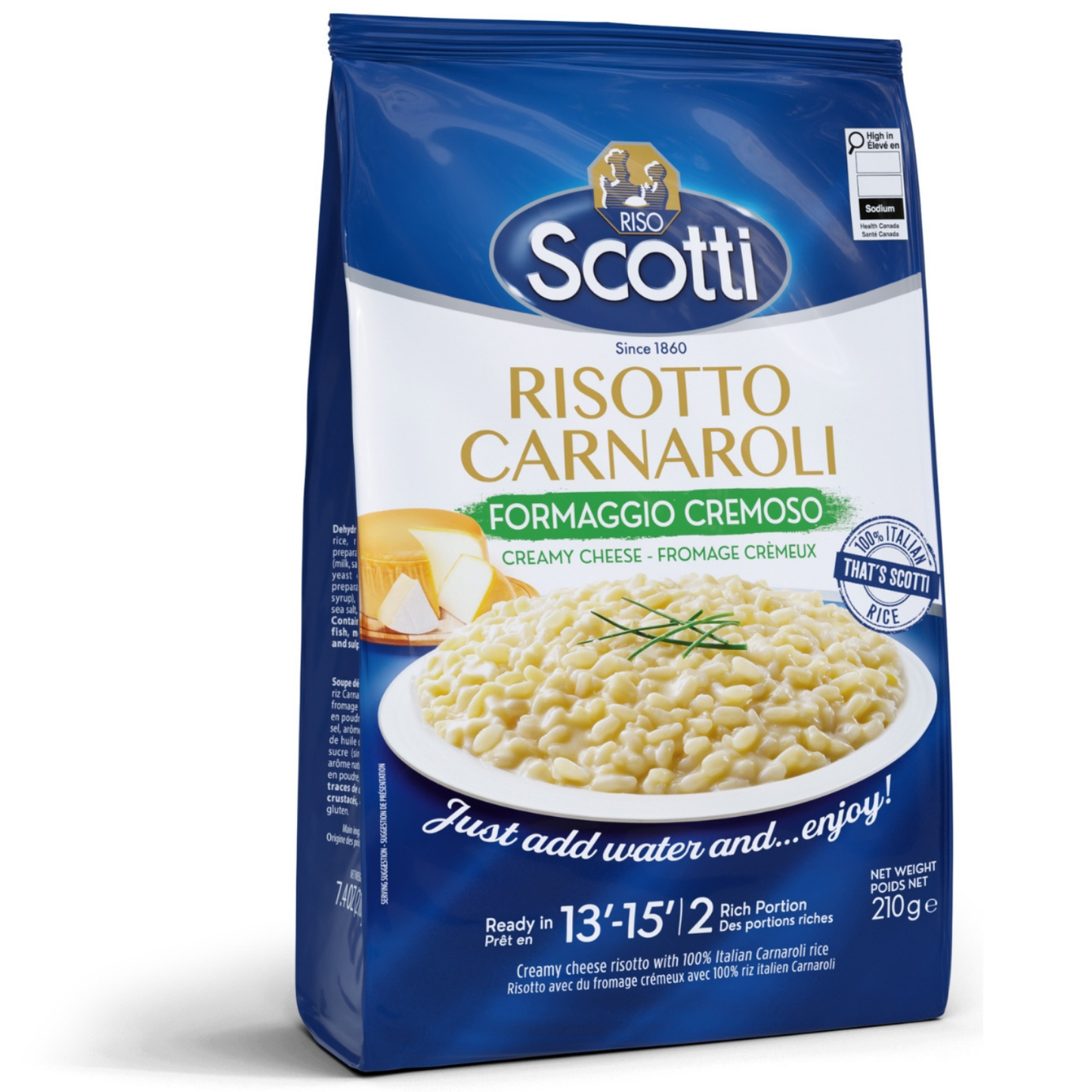 Riso Scotti, Buona Idea Ready Risotto 15 Minute, 7.4 oz (Parmigiana)