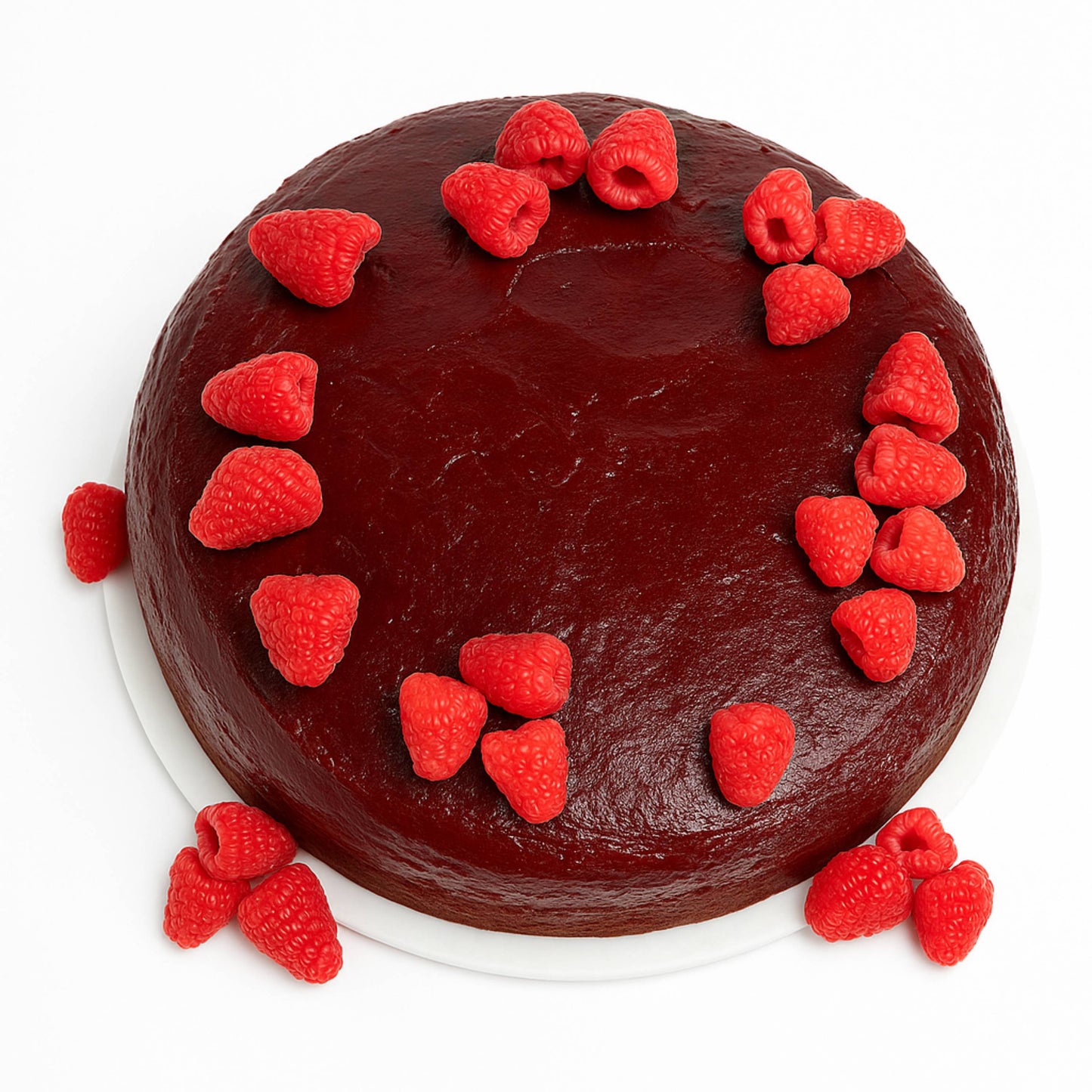 Andy Anand Sugar-Free Raspberry Chocolate Cake, 9-Inch, 2.8 lb – Real Chocolate Truffles, Monk Fruit Sweetened, Diabetic-Friendly Gift Box