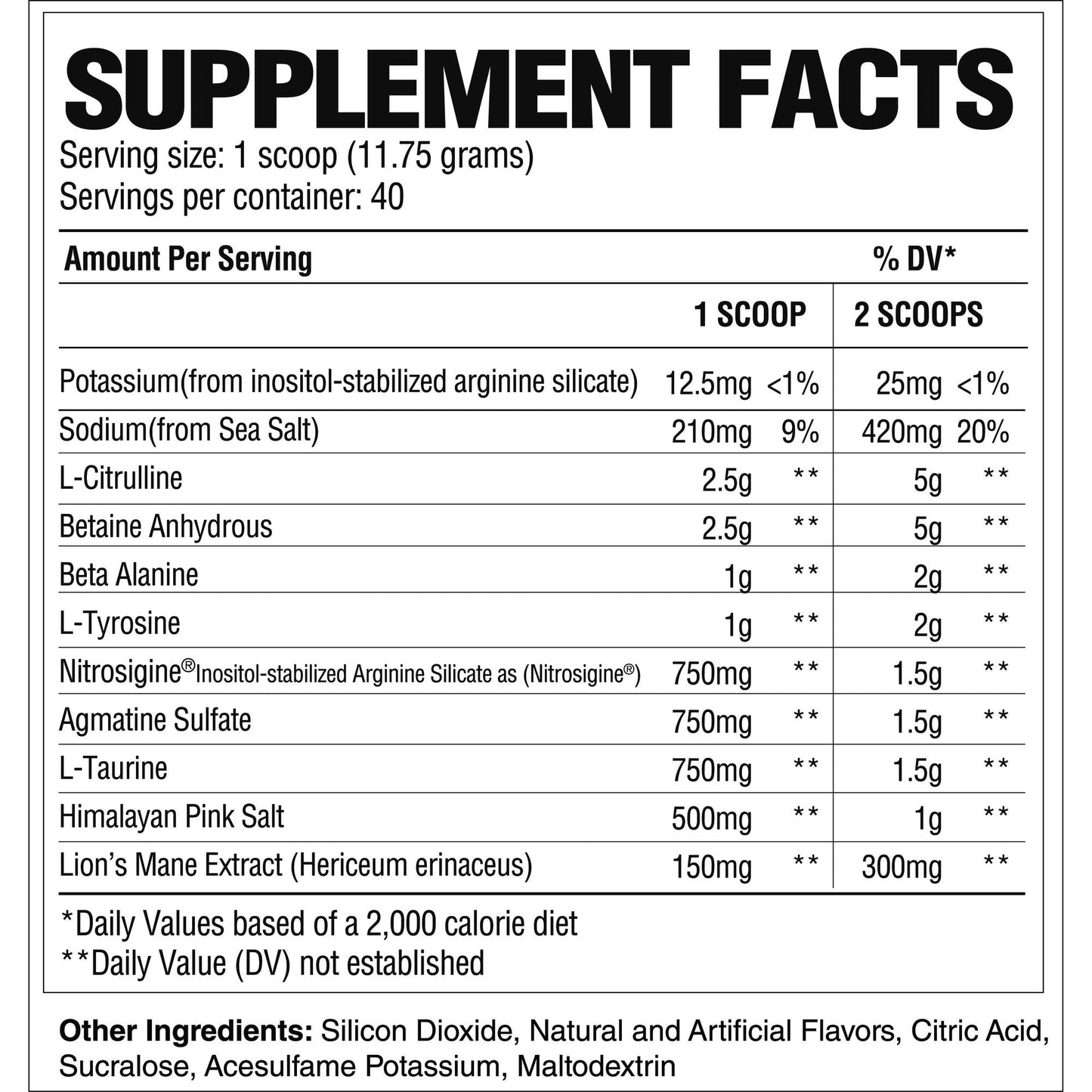 Raw Nutrition Pump | Non-Stim Pre-Workout