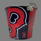 Boston Red Sox Gift Tin Basket - Savory or Sweet Snacks - Made in USA