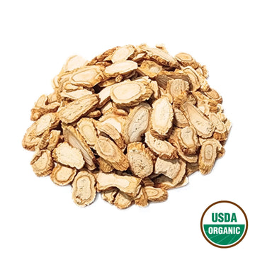 White Ginseng (Sliced) - Panax Ginseng (White sliced) - Ren Shen (Bai Pian) - Organic Grade