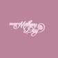 Happy Mother's Day Plaque Cake Toppers, 5" - 12 or 48 pieces