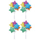 Star Balloon Clusters - Primary Colors - 12 or 36 Count