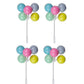 Large Balloon Clusters Pastel Colors - 4, 12 or 36 Count