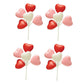 Heart Balloons - Pink/White/Red - 4, 12 or 36 Count
