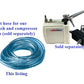 Clear Hose for Airbrush System, 10 feet