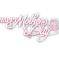 Happy Mother's Day Plaque Cake Toppers, 5" - 12 or 48 pieces