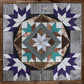 Amish Handmade Barn Quilt Wall Art – Reclaimed Barn Wood – 20.75” x 20.75”