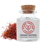 La Mancha D.O.P. Spanish Saffron 1g Glass Bottle, Certified Organic