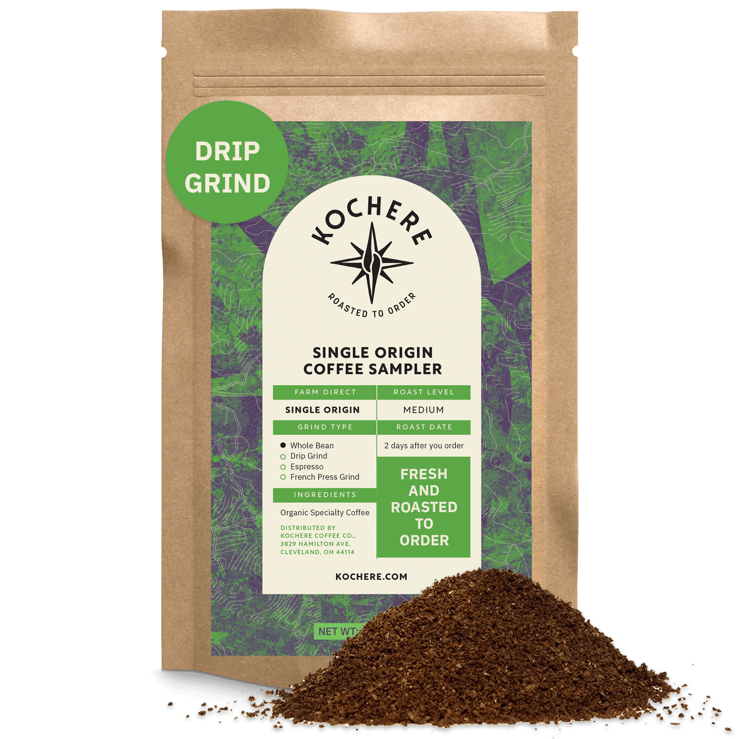 Kochere Coffee Single Origin Coffee Sampler - Roaster's Choice Tasting Kit