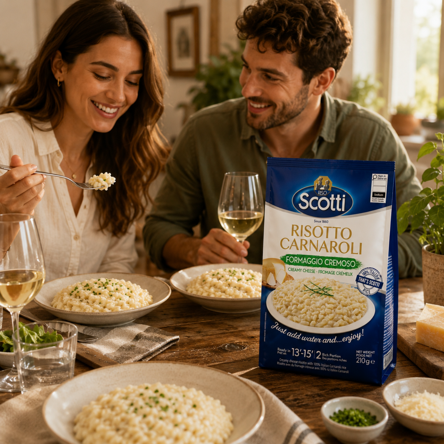 Riso Scotti, Buona Idea Ready Risotto 15 Minute, 7.4 oz (Parmigiana)