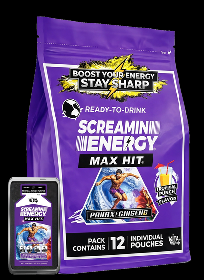 Screamin Energy Tropical Punch Sugar Free