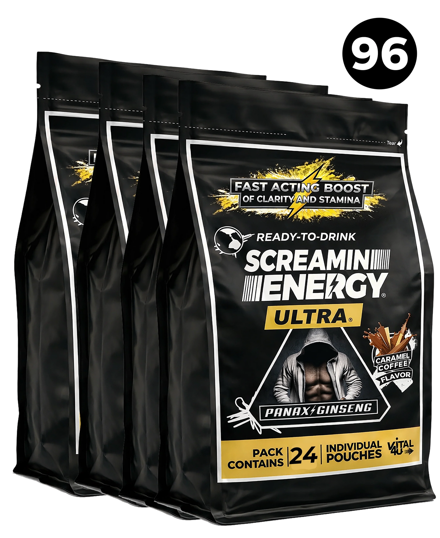 Screamin Energy Ultra Caramel Coffee